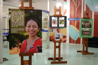 Exposição de fotografias feitas por ribeirinhos está em exibição na Biblioteca Arthur Vianna 
