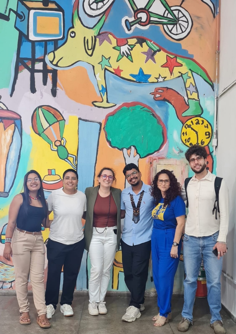 A diretora do Núcleo de Oficinas Curro Velho, Celeste Iglesias, recebeu equipe da SNJ para alinhar os detalhes da parceria