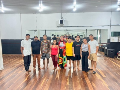 Curro Velho recebeu oficina de artes cênicas com influência do Rock Doido, nesta quinta-feira, 26